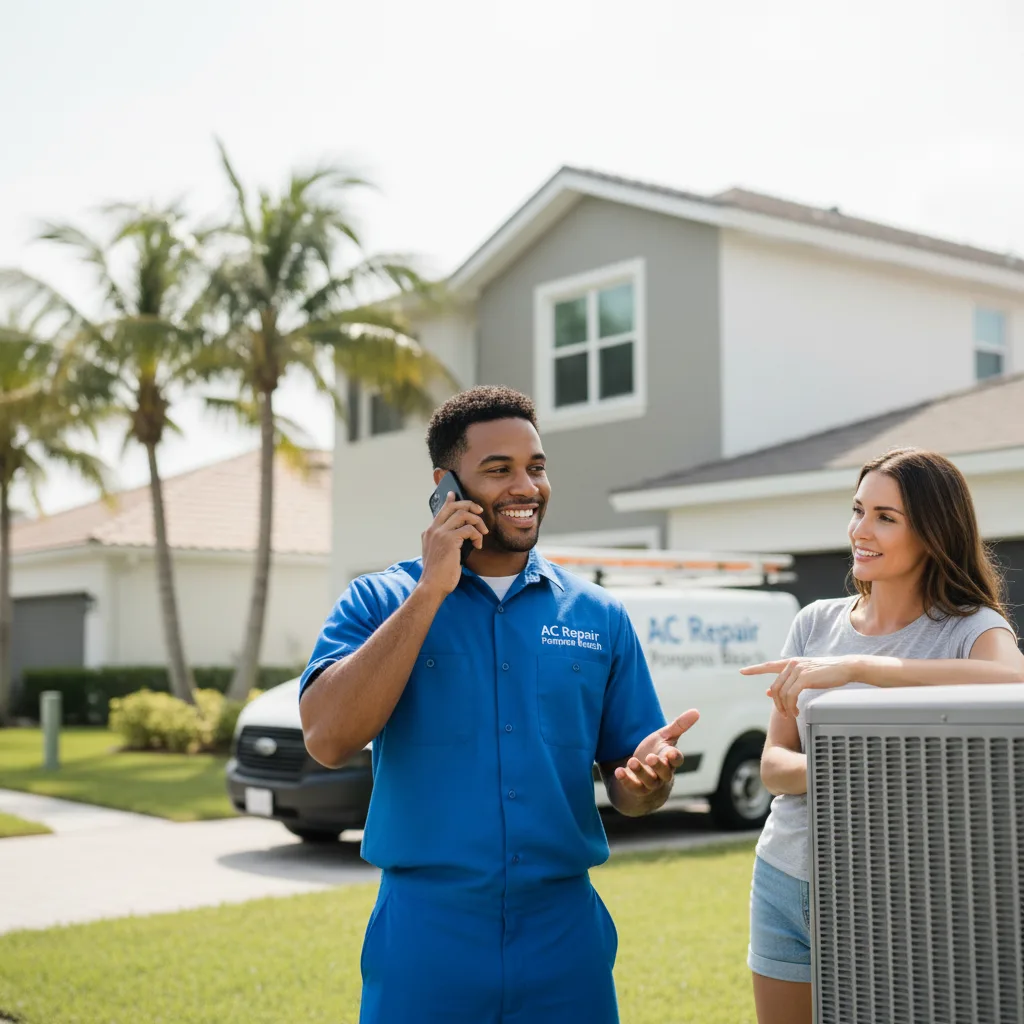AC Repair Pompano Beach customer support in Grantham